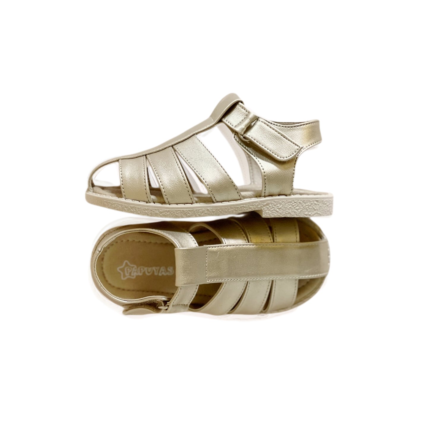 Sandalia Cerrada Oro