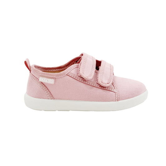 Tennis de Lona Rosa con Velcro